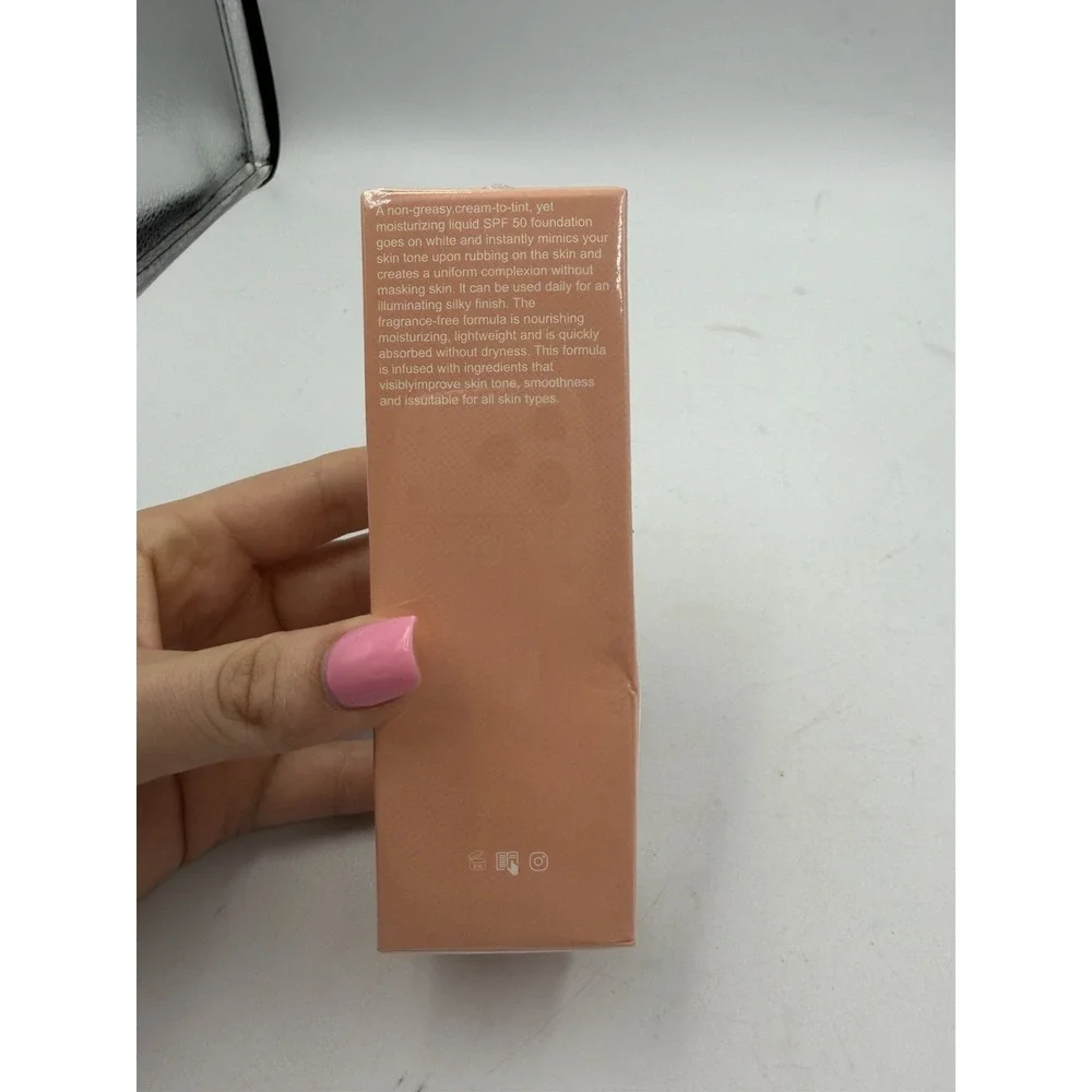 4‑in‑1 Color‑Changing Foundation SPF 50 Waterproof Long‑Wear LIGHT SKIN TONE New